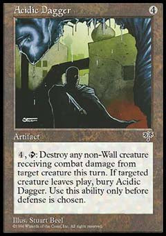 Acidic Dagger (Mirage) Light Play