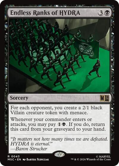 Endless Ranks of HYDRA|12|0|0.00