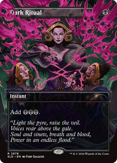 Dark Ritual (2678) (Secret Lair) Near Mint