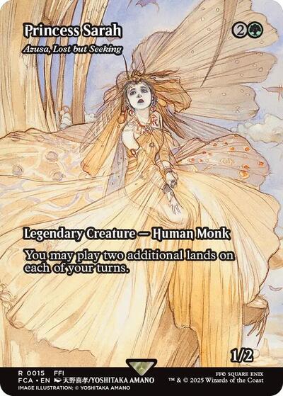 Princess Sarah - Azusa, Lost but Seeking (Showcase) (Universes Beyond: FINAL FANTASY: Through the Ages) Near Mint