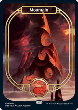 Mountain (Full Art 94) (Unsanctioned) Near Mint Foil