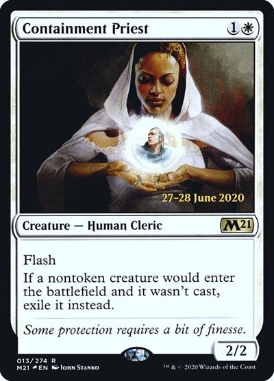 Containment Priest (Promos: Prerelease Cards) Light Play Foil