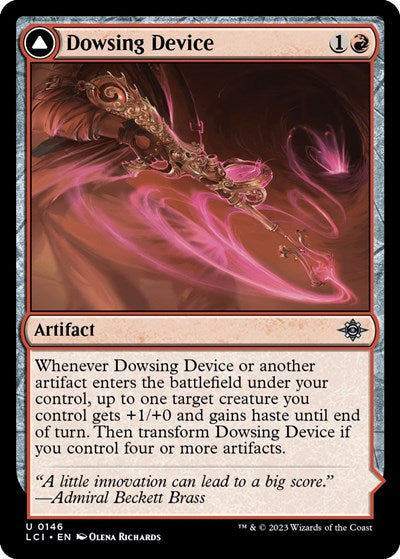 Dowsing Device (The Lost Caverns of Ixalan) Medium Play Foil