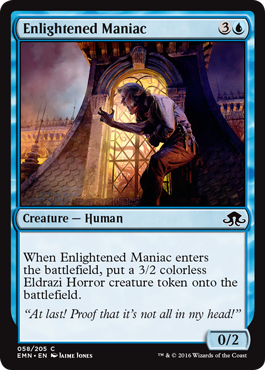 Enlightened Maniac (Eldritch Moon) Light Play Foil