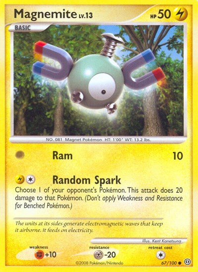 Magnemite (67) (Stormfront) Light Play Reverse Holofoil