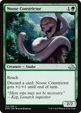 Noose Constrictor (Eldritch Moon) Medium Play Foil
