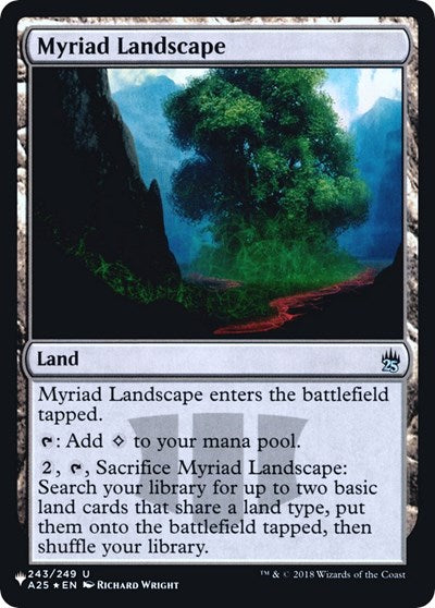 Myriad Landscape (Secret Lair Commander: Heads I Win, Tails You Lose) Near Mint Foil