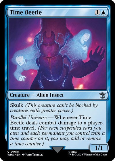 Time Beetle (Universes Beyond: Doctor Who) Near Mint Foil