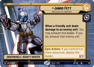 Jango Fett Concealing the Conspiracy (Hyperspace) (Twilight of the Republic) Near Mint