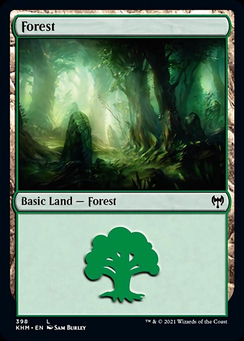 Forest (Kaldheim) Light Play Foil