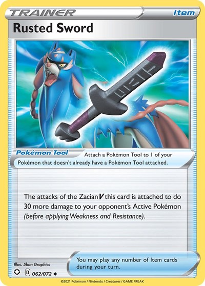 Rusted Sword (Shining Fates) Light Play Reverse Holofoil