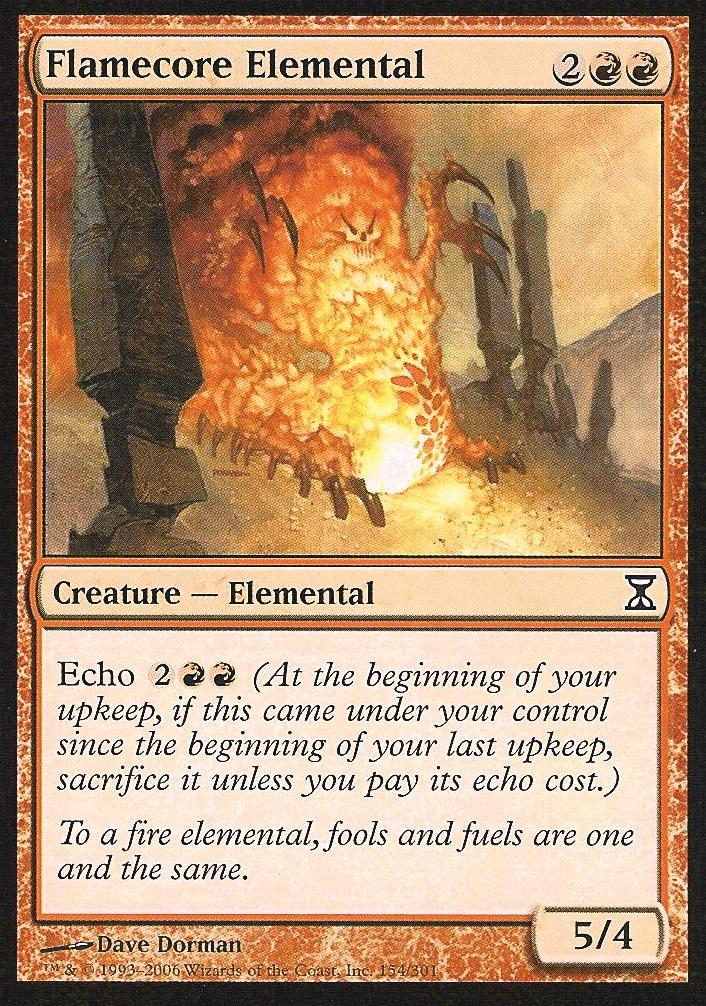Flamecore Elemental (Time Spiral) Light Play
