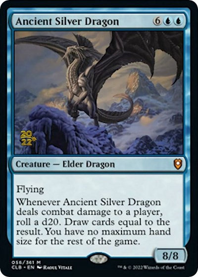 Ancient Silver Dragon (Promos: Prerelease Cards) Light Play Foil