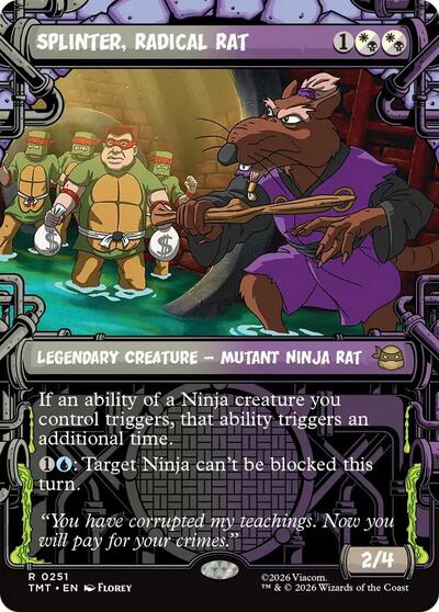 Splinter, Radical Rat (Showcase) (Teenage Mutant Ninja Turtles) Near Mint