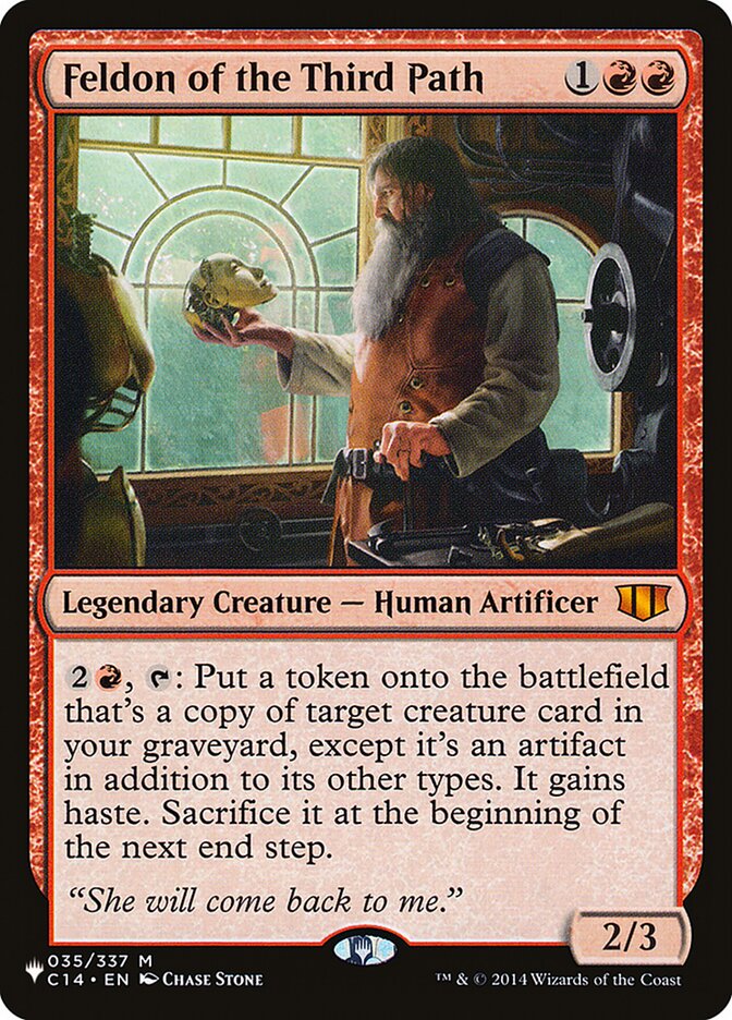 Feldon of the Third Path (The List) Light Play