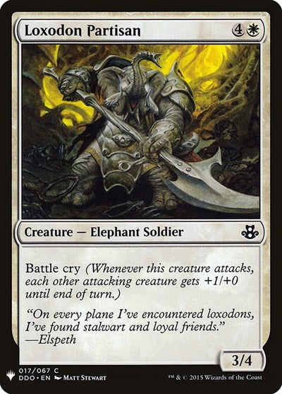 Loxodon Partisan (Mystery Booster) Near Mint