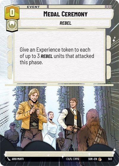 Medal Ceremony (Hyperspace) (Spark of Rebellion) Near Mint Foil
