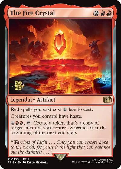 The Fire Crystal (Promos: Prerelease Cards) Near Mint Foil