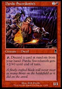 Pardic Swordsmith (Odyssey) Medium Play Foil