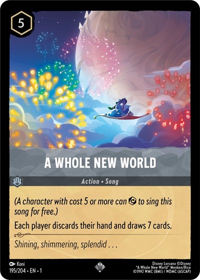 A Whole New World (The First Chapter) Near Mint