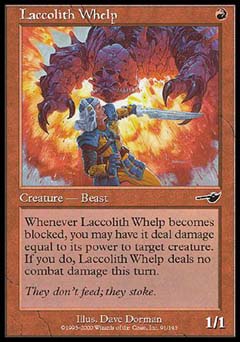 Laccolith Whelp (Nemesis) Medium Play Foil