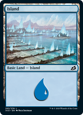 Island (265) (Ikoria: Lair of Behemoths) Near Mint Foil