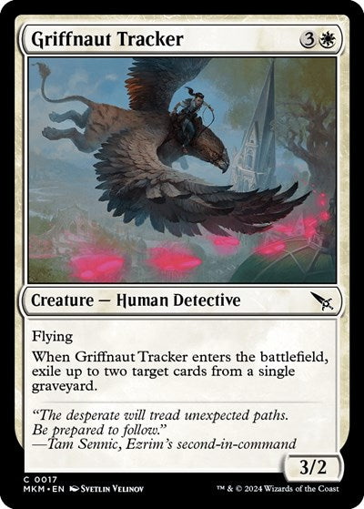 Griffnaut Tracker (Murders at Karlov Manor) Light Play Foil