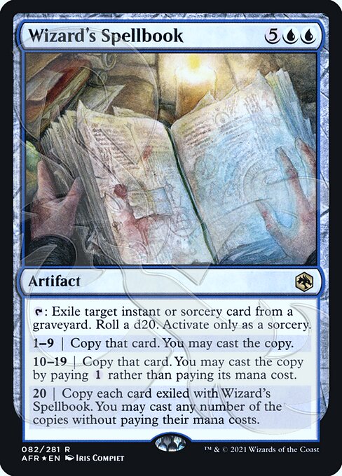 Wizard's Spellbook (AFR Ampersand Promos) Near Mint Foil