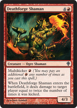 Deathforge Shaman (Worldwake) Medium Play Foil