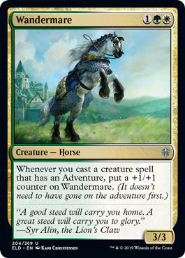 Wandermare (Throne of Eldraine) Light Play