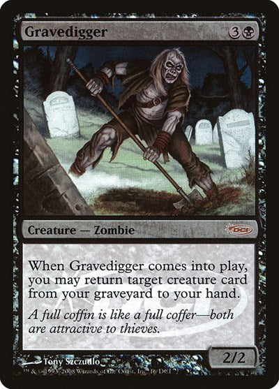 Gravedigger (Promos: WPN and Gateway) Medium Play Foil