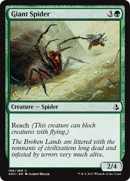 Giant Spider (Amonkhet) Near Mint Foil