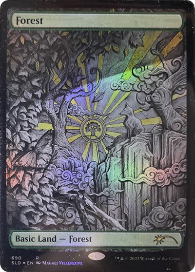 Forest (690) (Secret Lair) Light Play