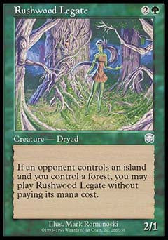 Rushwood Legate (Mercadian Masques) Medium Play Foil