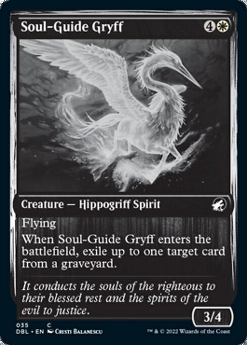 Soul-Guide Gryff (Innistrad: Double Feature) Light Play Foil