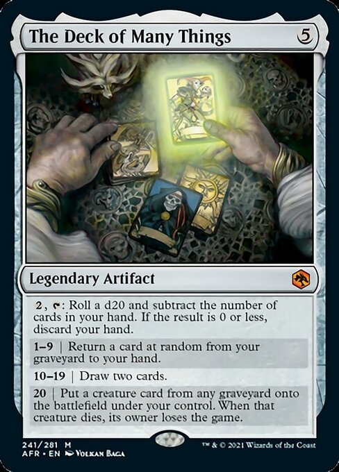 The Deck of Many Things (Adventures in the Forgotten Realms) Damaged / Poor