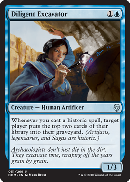 Diligent Excavator (Dominaria) Near Mint Foil