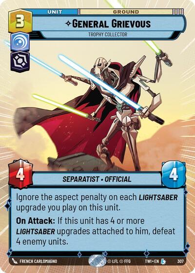 General Grievous Trophy Collector (Hyperspace) (Twilight of the Republic) Near Mint