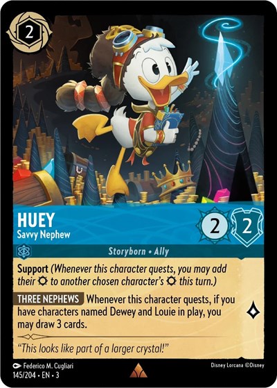 Huey - Savvy Nephew (Into the Inklands) Near Mint