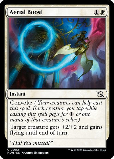 Aerial Boost (March of the Machine) Light Play Foil