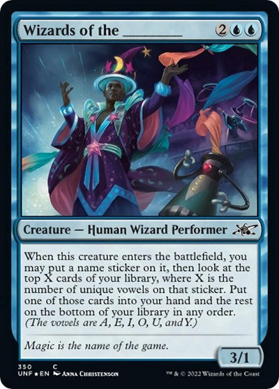 Wizards of the _______ (Unfinity) Near Mint Foil