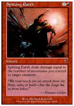 Spitting Earth (7th Edition) Medium Play