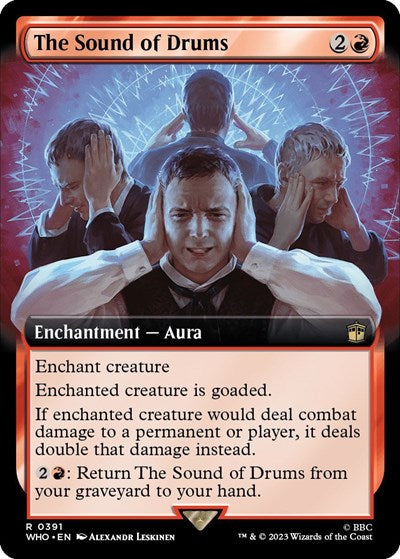 The Sound of Drums (Extended Art) (Universes Beyond: Doctor Who) Light Play Foil