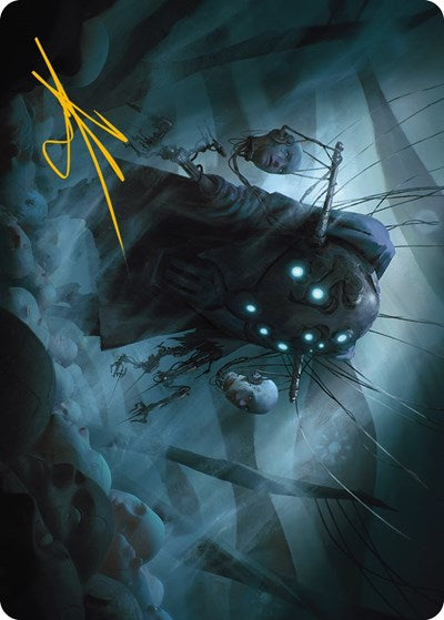 Meldweb Curator Art Card (Gold-Stamped Signature) (Art Series: Phyrexia: All Will Be One) Near Mint