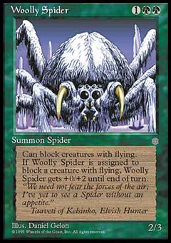 Woolly Spider (Ice Age) Near Mint