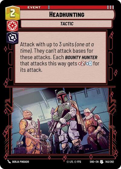 Headhunting (Shadows of the Galaxy) Near Mint Foil