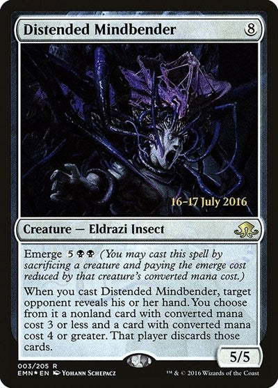Distended Mindbender (Promos: Prerelease Cards) Light Play Foil