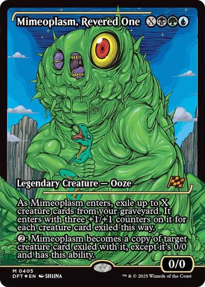Mimeoplasm, Revered One (Showcase) (Aetherdrift) Near Mint Foil Japanese