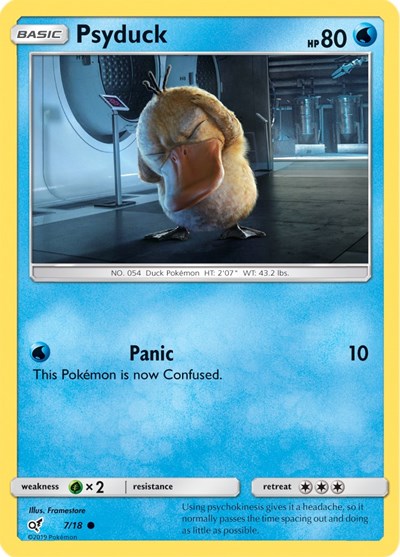 Psyduck (Holo Common) (Detective Pikachu) Light Play Holofoil