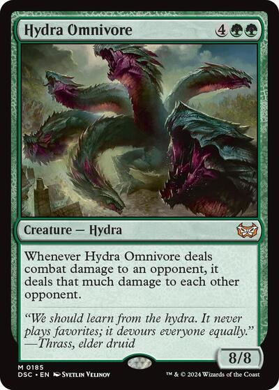 Hydra Omnivore (Commander: Duskmourn: House of Horror) Light Play